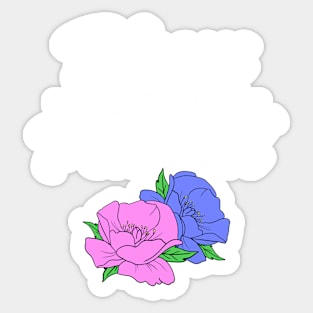 Bloom Where You're Planted Gardener Gift Flowers Sticker